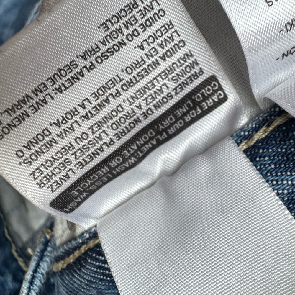 Levi’s Low Pro Straight Size 24 Blue Jeans - Picture 11 of 14